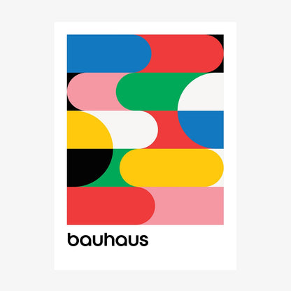 Bauhaus Colours 1 wall art print