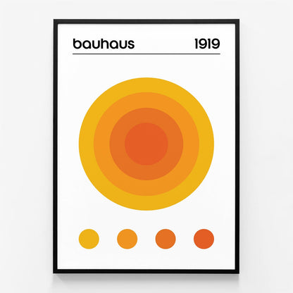 Bauhaus Orange Circle