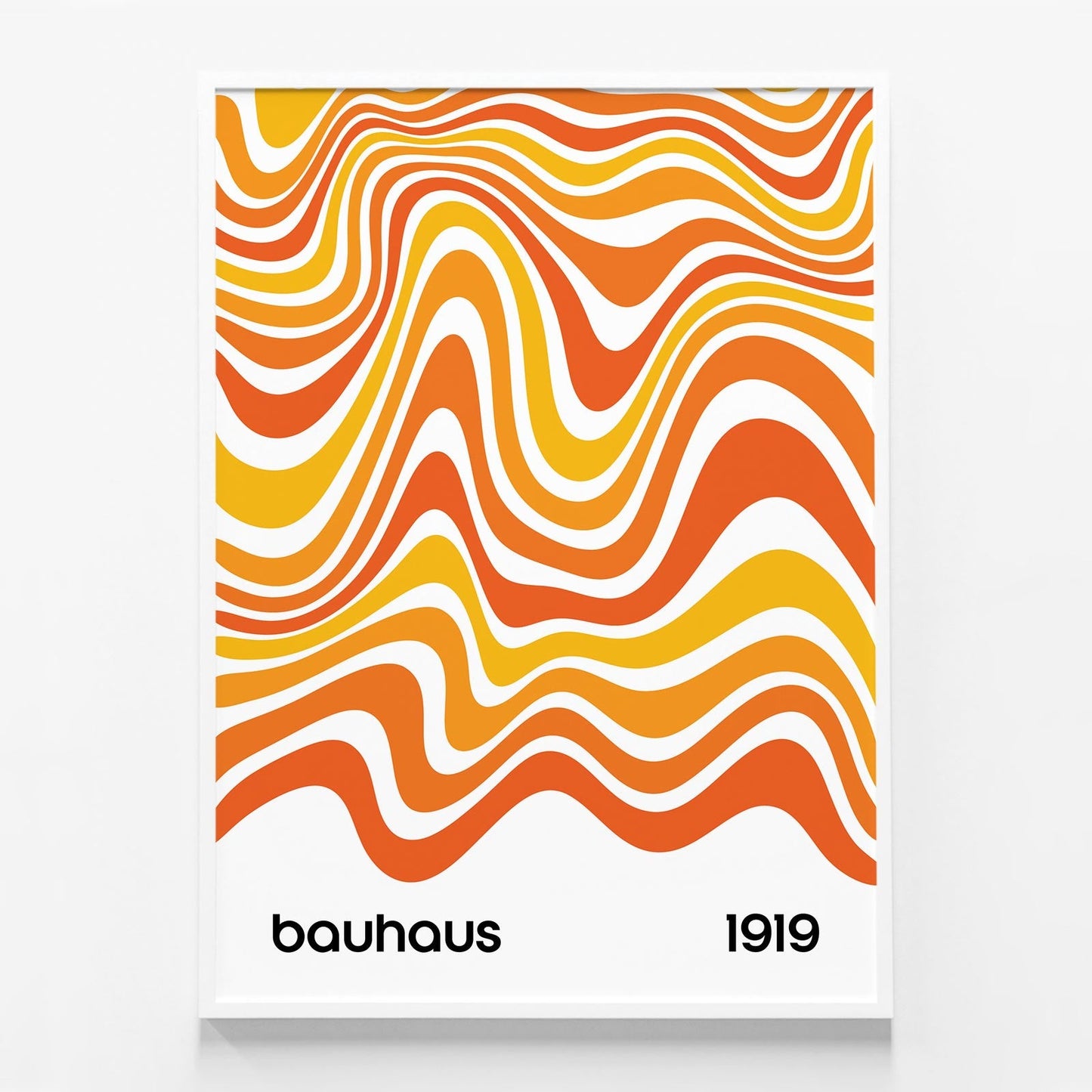 Bauhaus Orange Lines