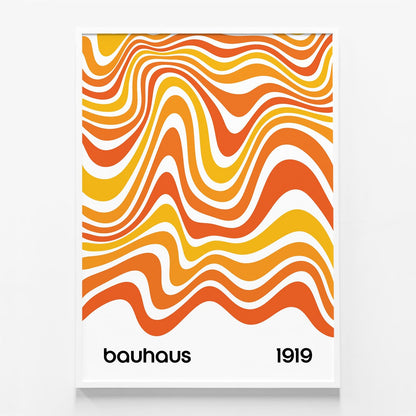 Bauhaus Orange Lines