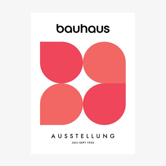 Bauhaus Red 1 wall art print