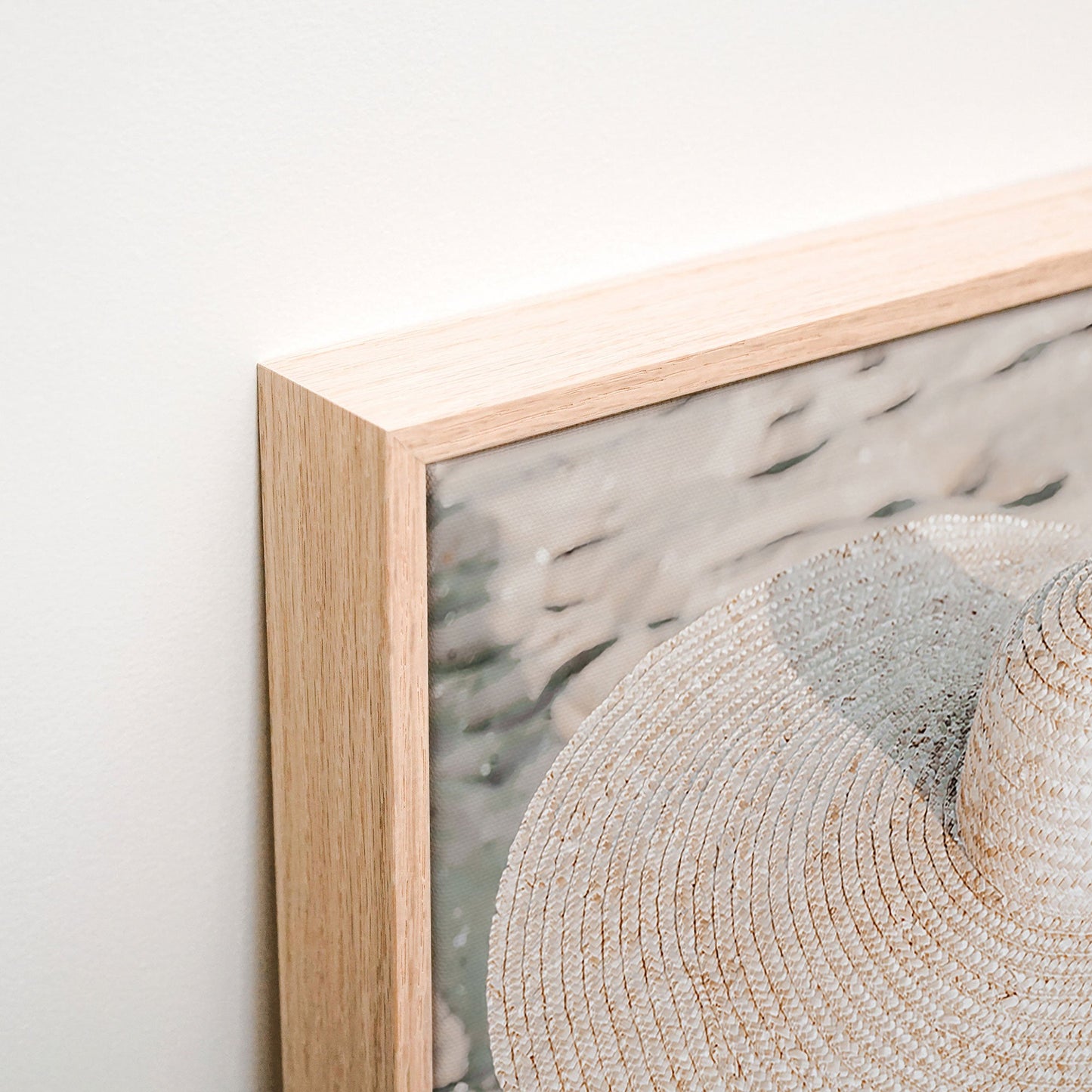 Beach Hat Canvas corner detail
