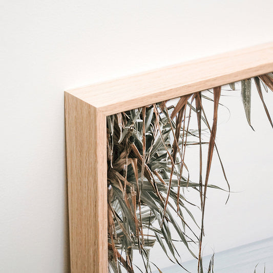 Beach Hideaway Canvas wall art corner detail