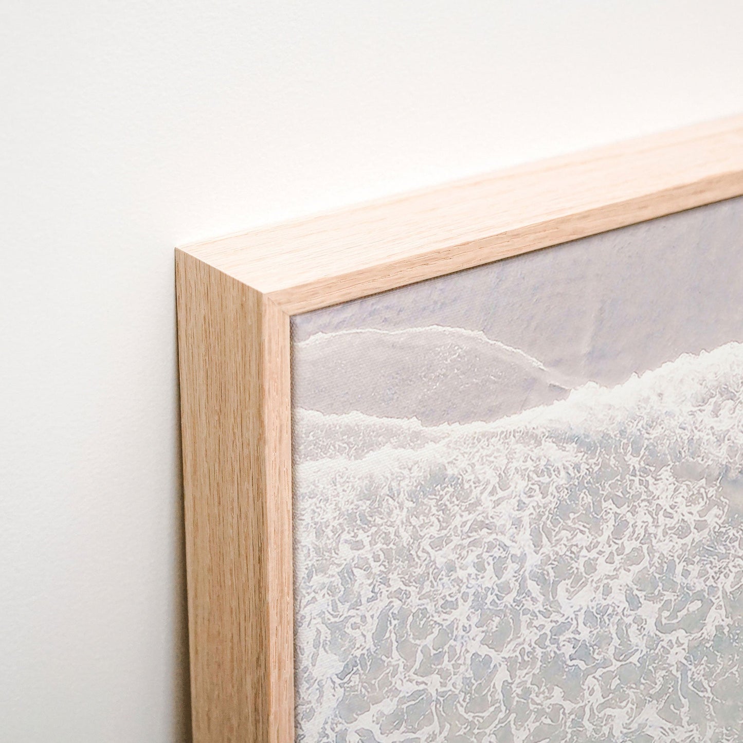 Beach Rocks Canvas corner detail