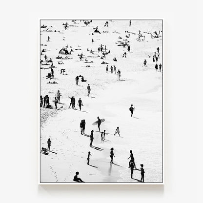 Beach Silhouettes Canvas