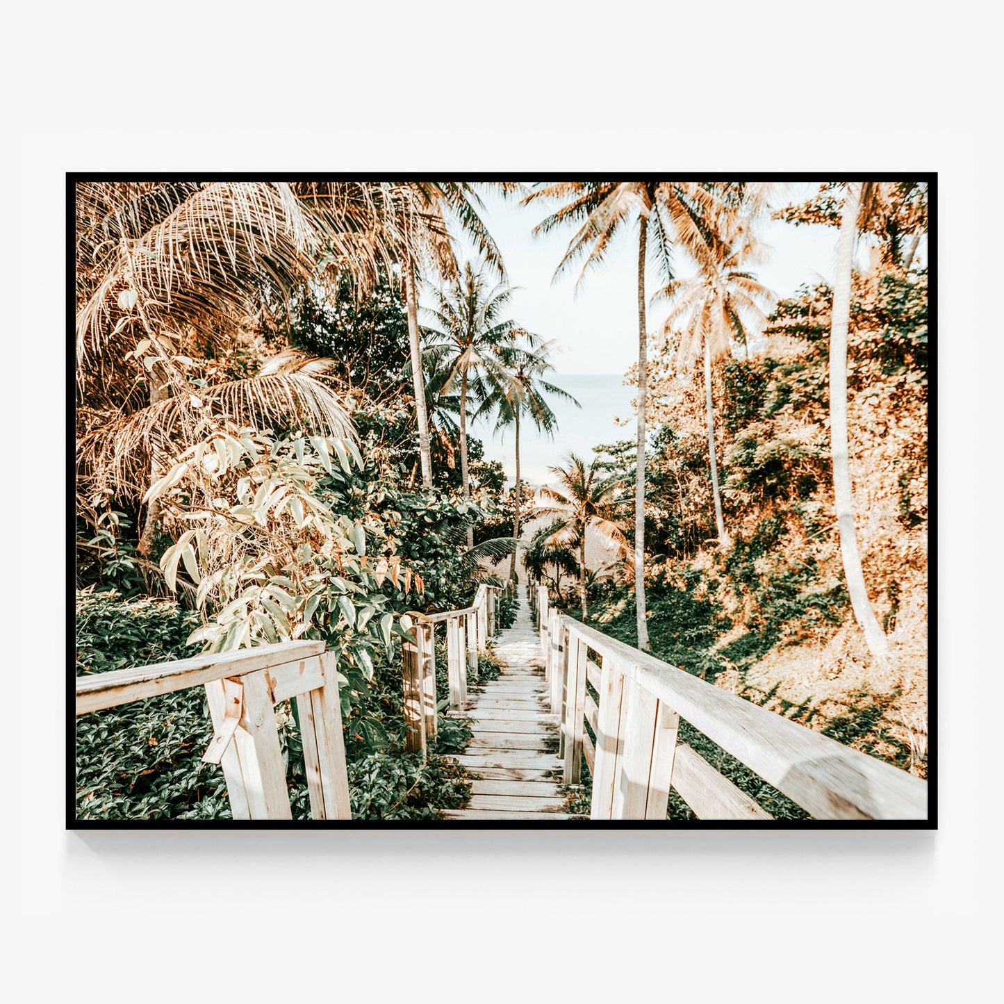Beach Stairs Canvas