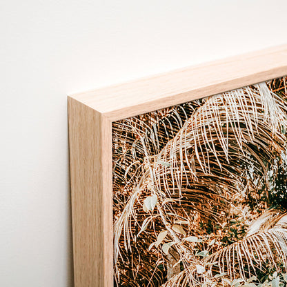 Beach Stairs Canvas wall art corner detail