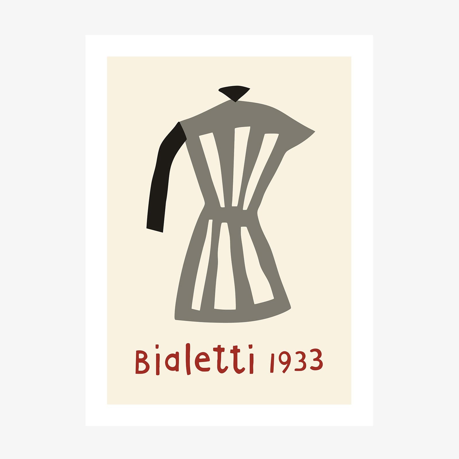 Bialetti 1933 wall art print