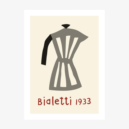 Bialetti 1933 wall art print