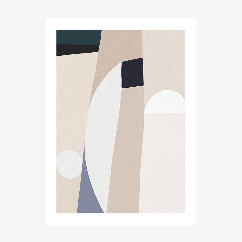 A poster print of an abstract artwork called ‘Bit By Bit'.
