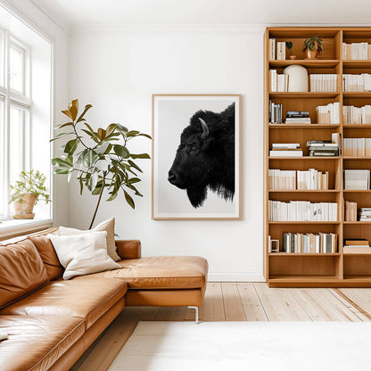 Black-Bison-Photographic-Framed-Print.jpg