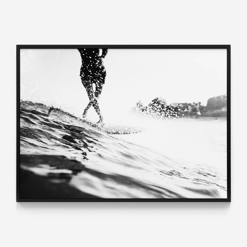 Black & White Surfer