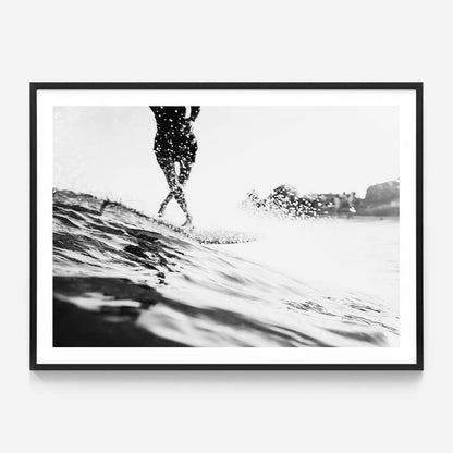 Black & White Surfer