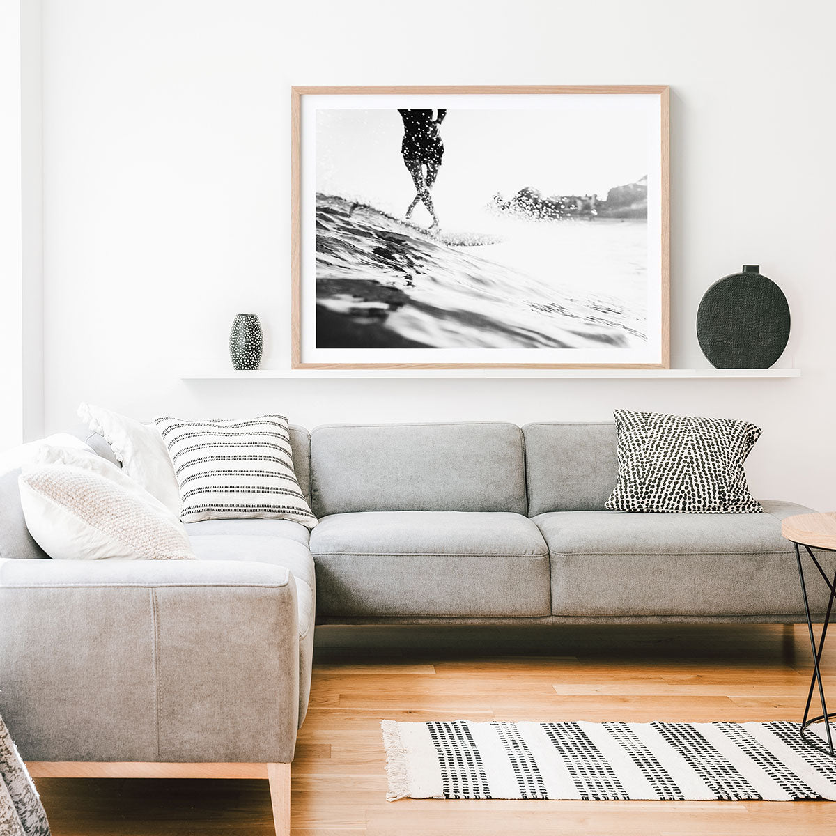 Black & White Surfer