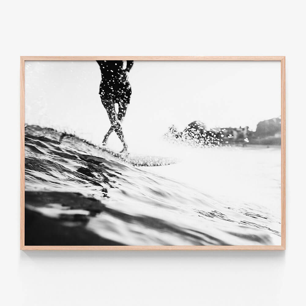 Black & White Surfer