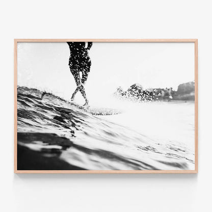 Black & White Surfer