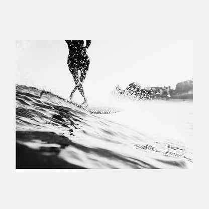 Black & White Surfer