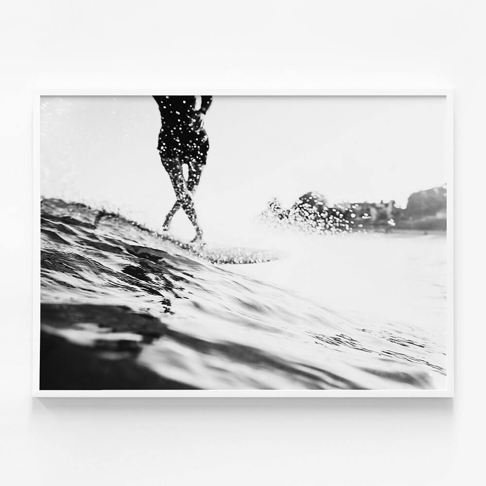 Black & White Surfer