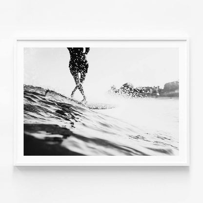 Black & White Surfer