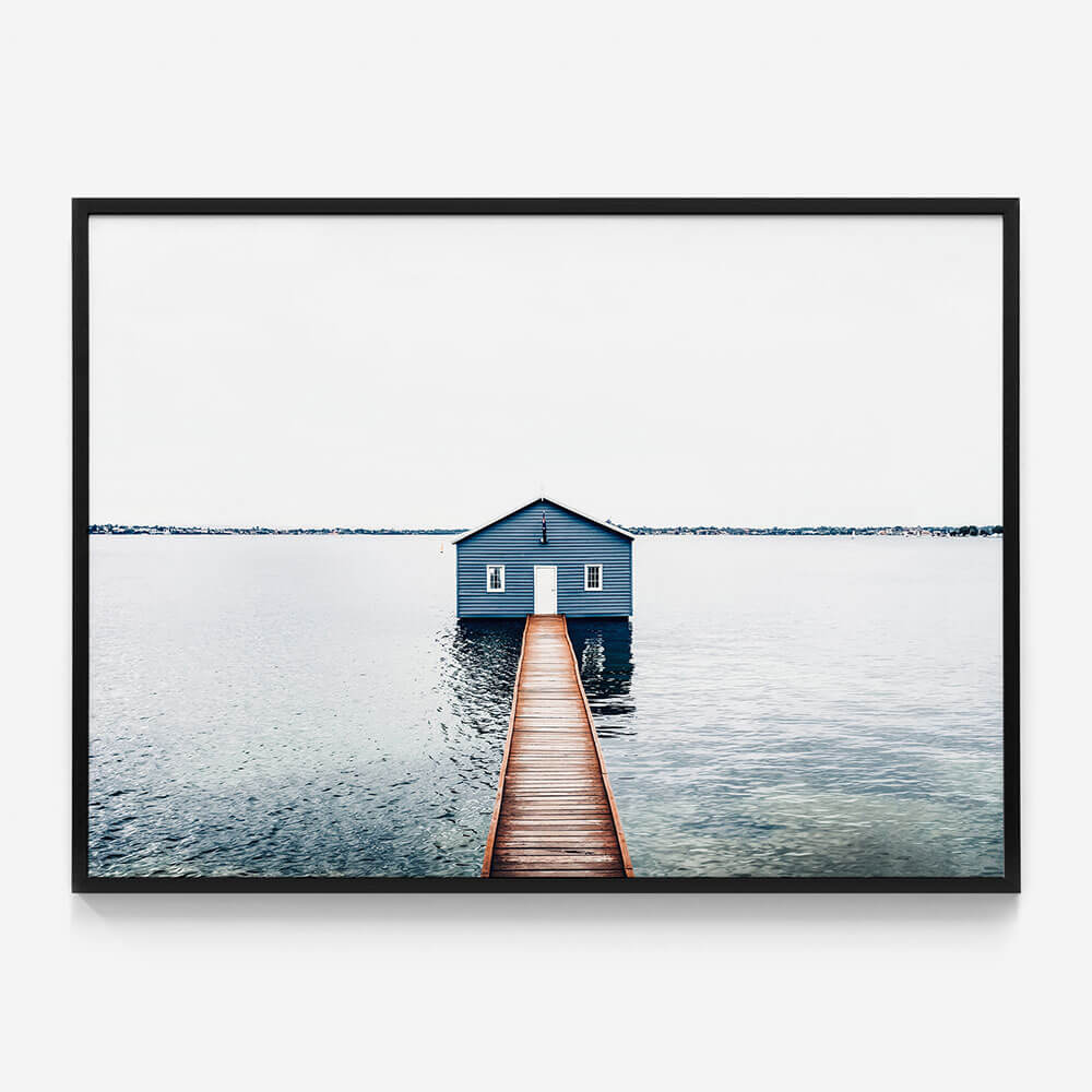 Blue Boat Shed