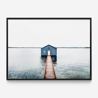 Blue Boat Shed