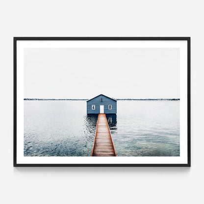 Blue Boat Shed