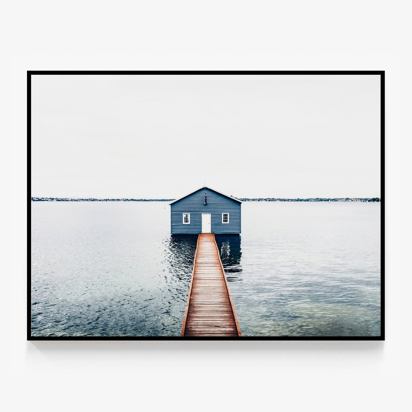 Blue Boat Shed Canvas