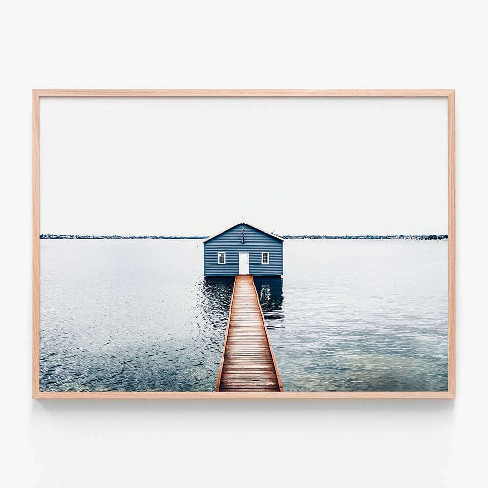Blue Boat Shed