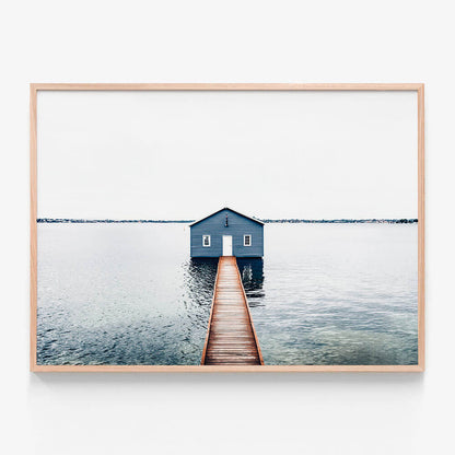 Blue Boat Shed