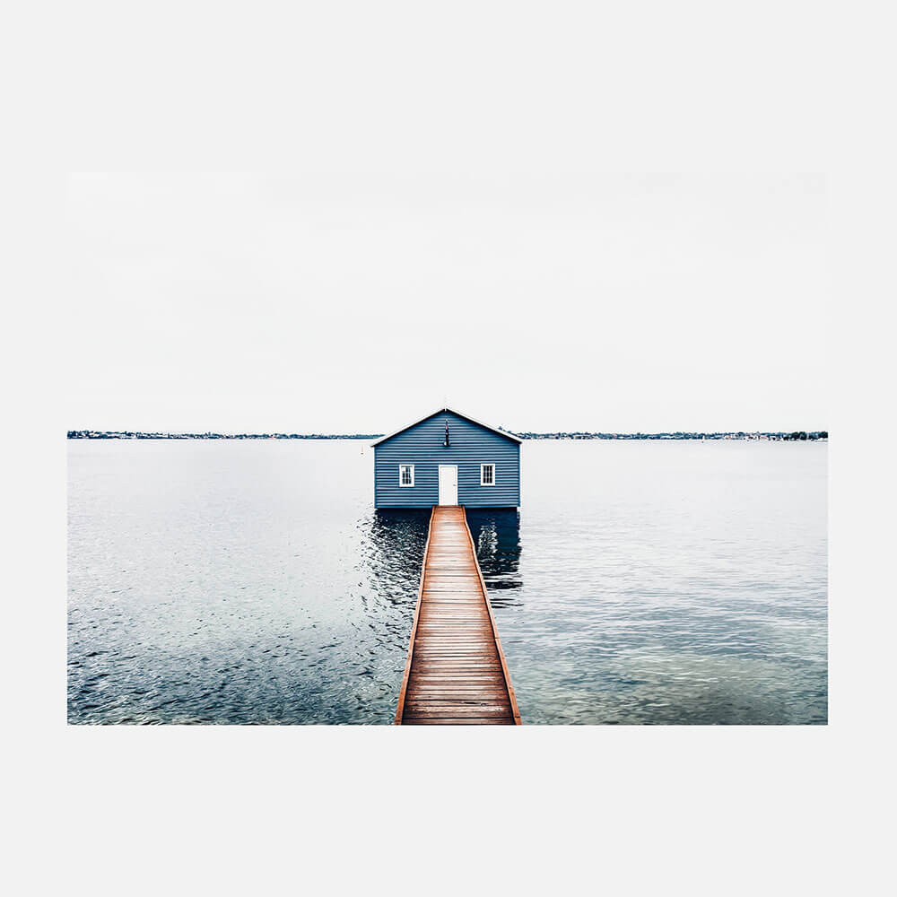 Blue Boat Shed