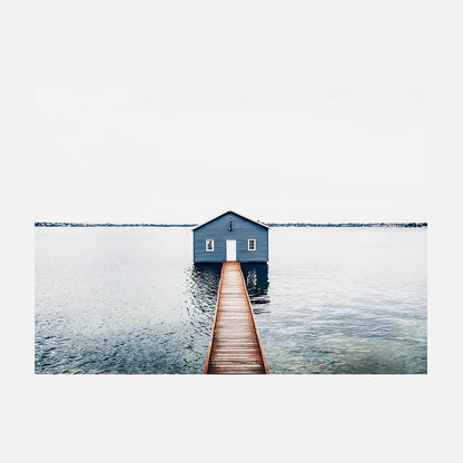 Blue Boat Shed