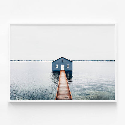 Blue Boat Shed