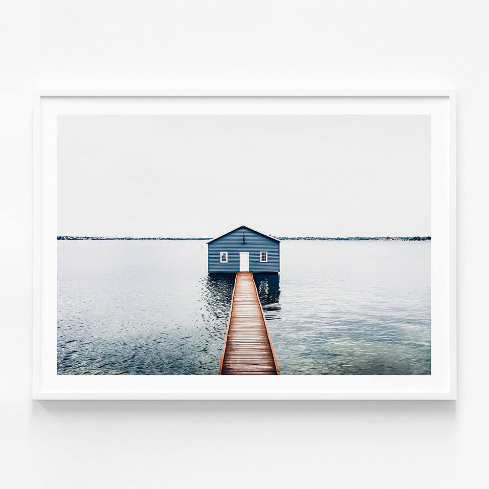 Blue Boat Shed