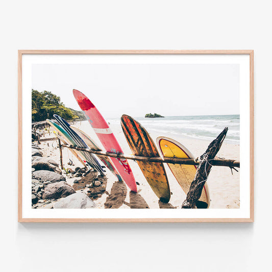 Boards on the Beach