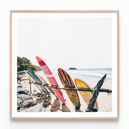 Boards on the Beach