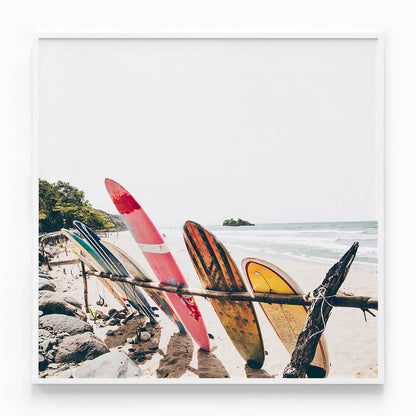 Boards on the Beach