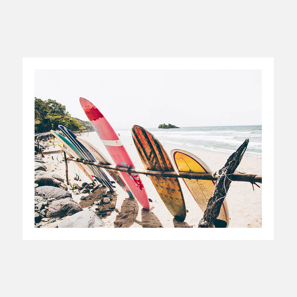Boards on the Beach