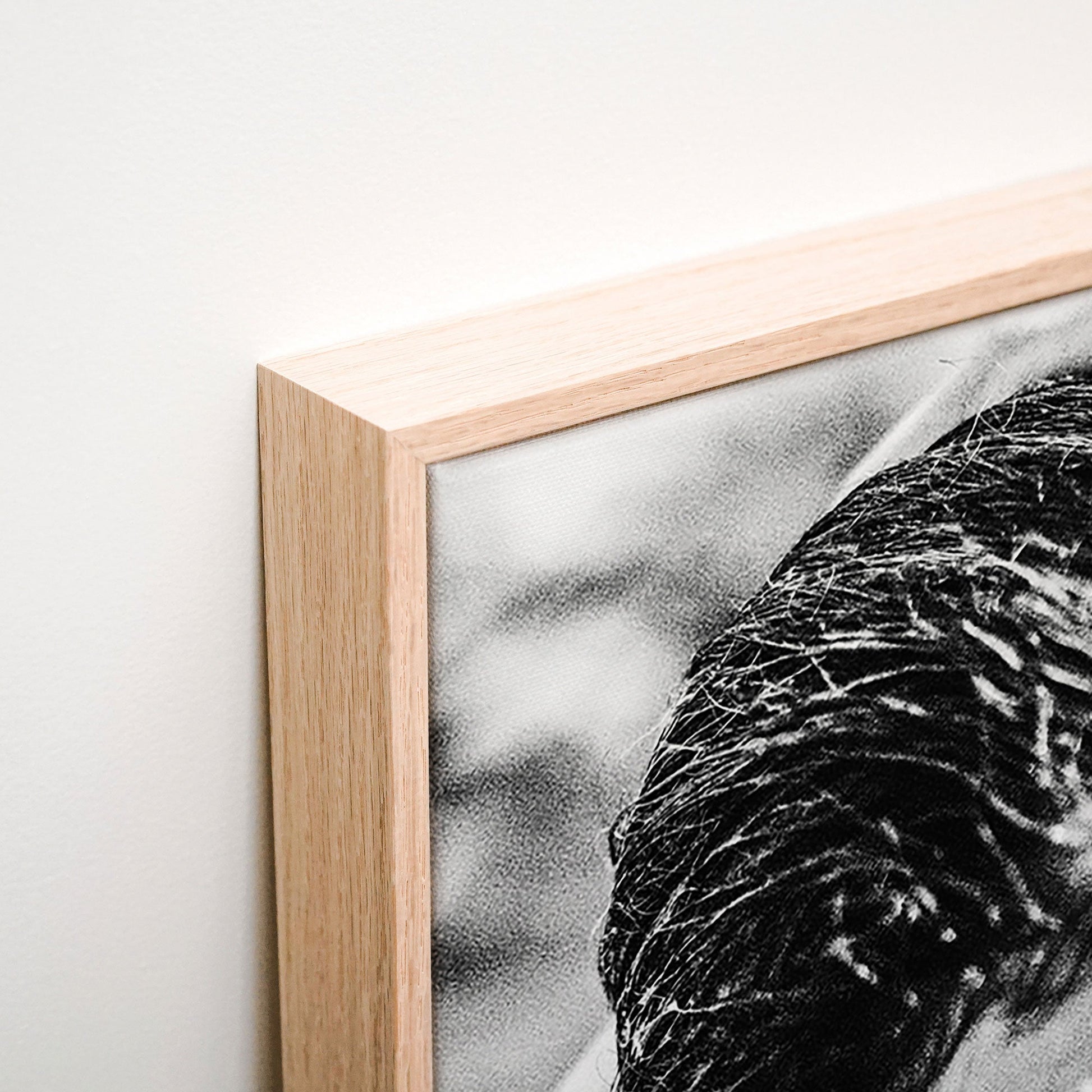 Boho Allure Canvas wall art corner detail
