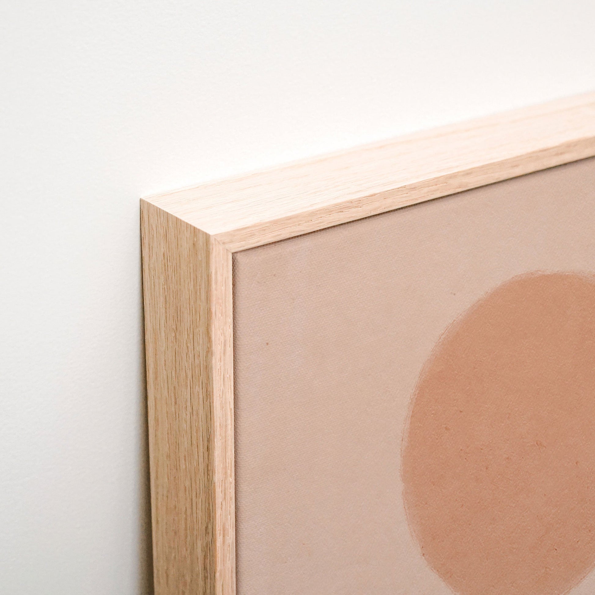 Boho Sun Canvas corner detail