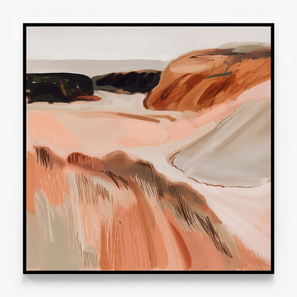 Burnt Sienna Hills Canvas