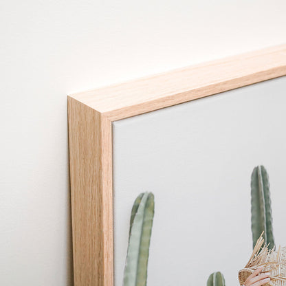 Cacti Shade Canvas corner detail