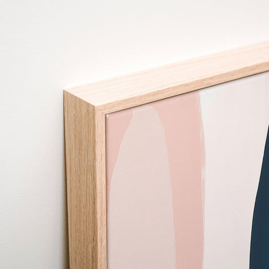 Calm Shapes 2 Canvas corner detail