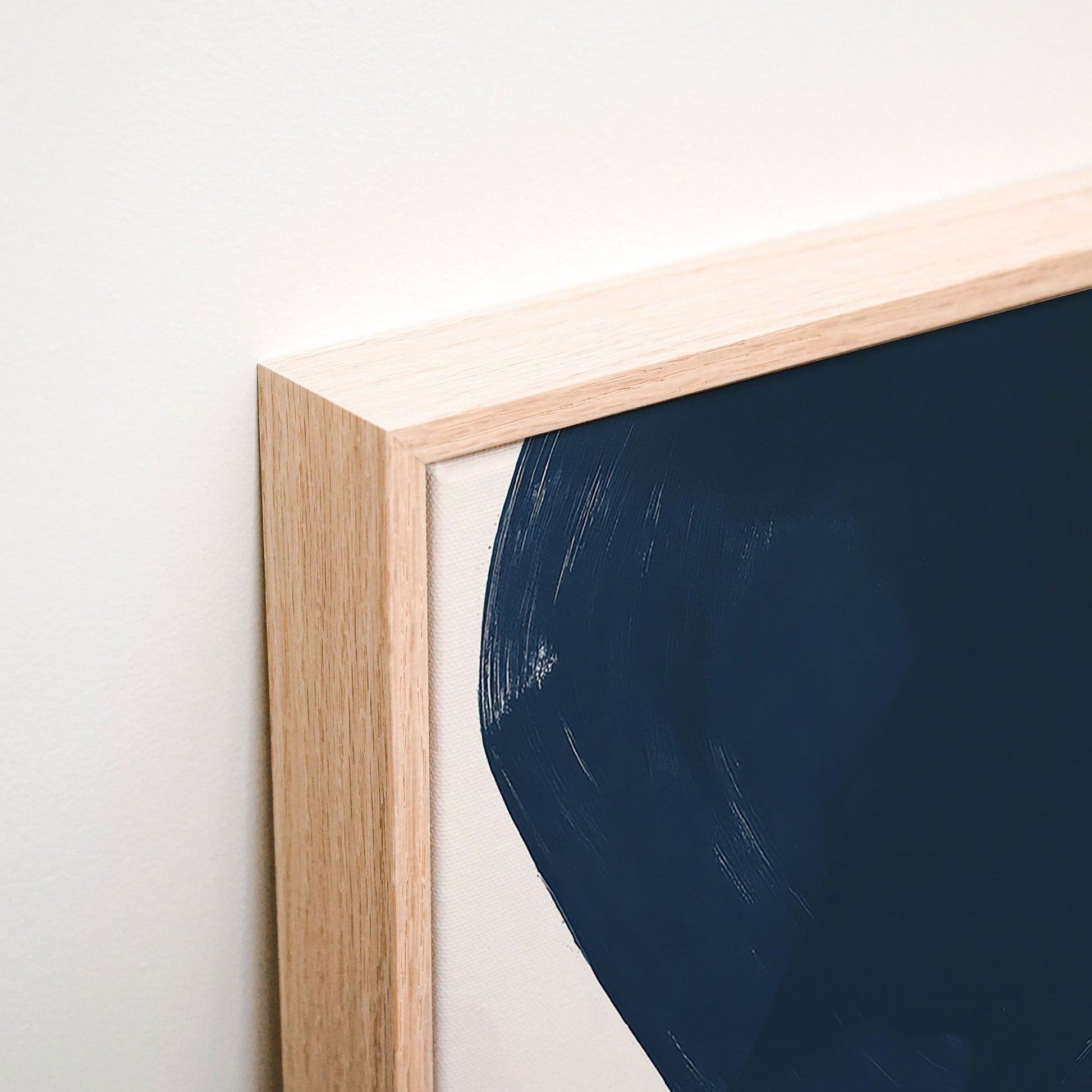 Calm Shapes 3 Canvas corner detail