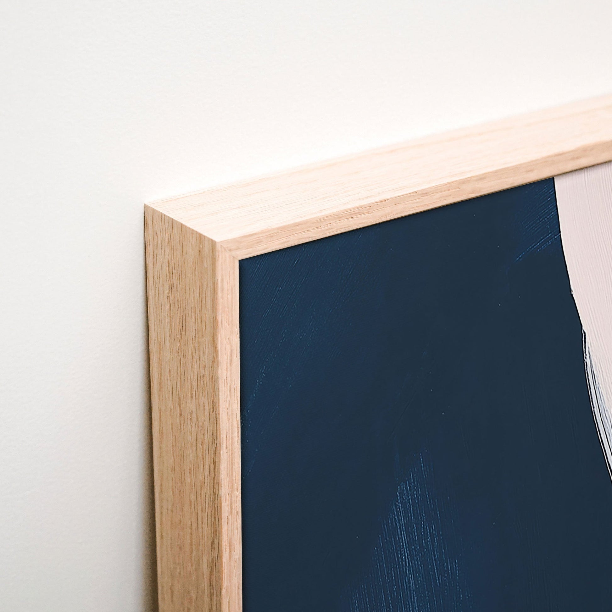 Calm Shapes Canvas corner detail