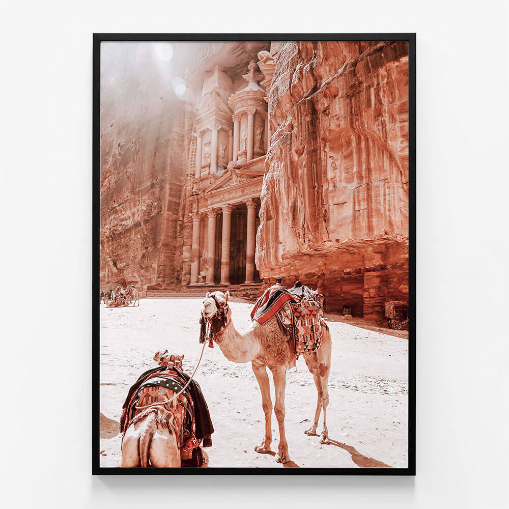 Camels of Petra No. 2