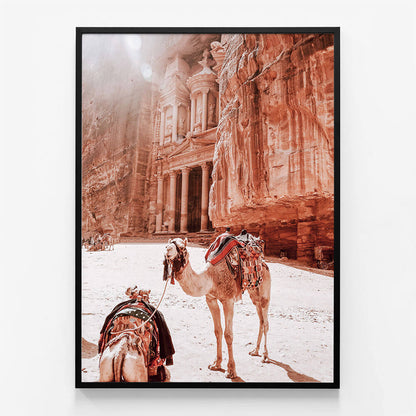 Camels of Petra No. 2