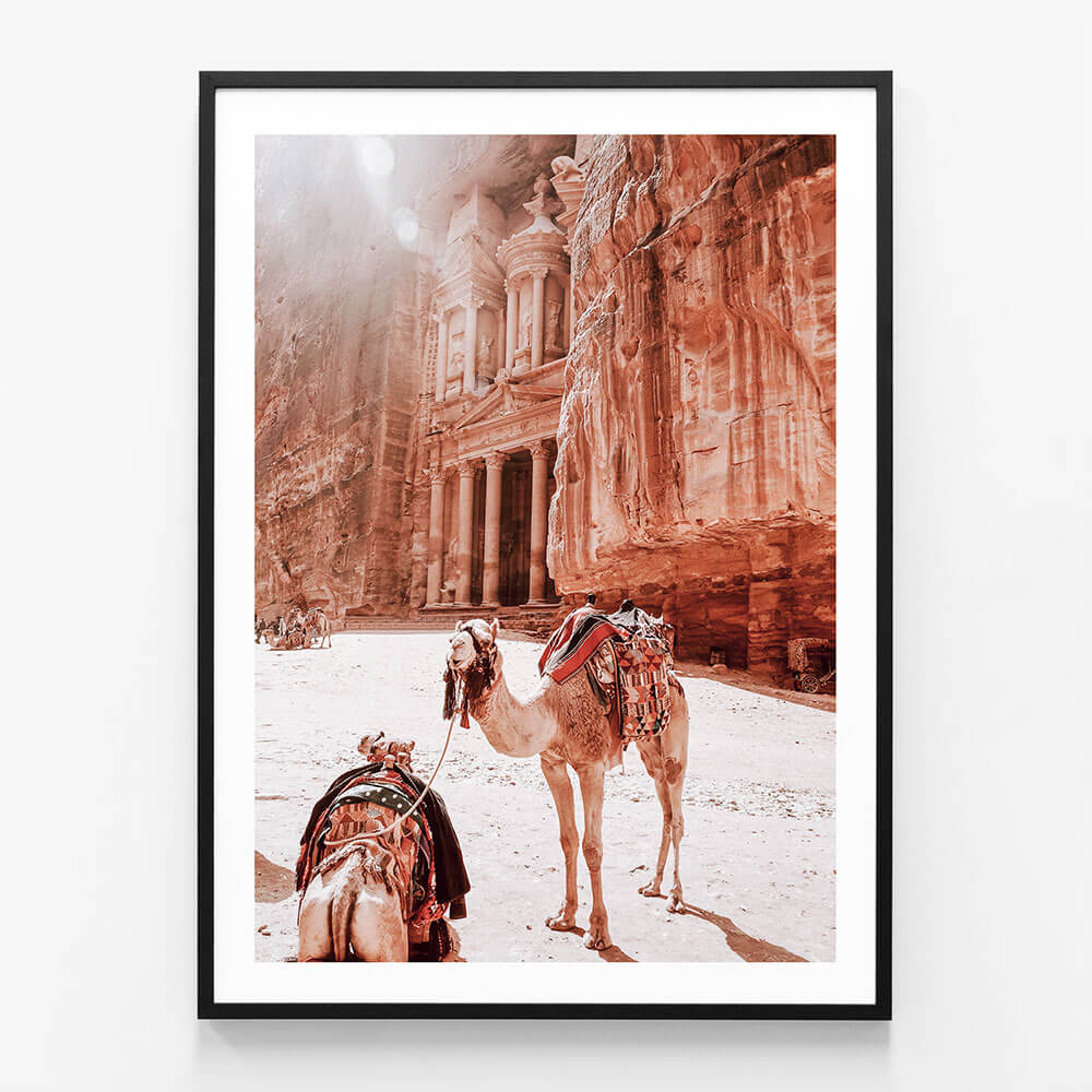 Camels of Petra No. 2