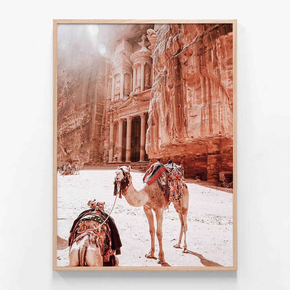 Camels of Petra No. 2