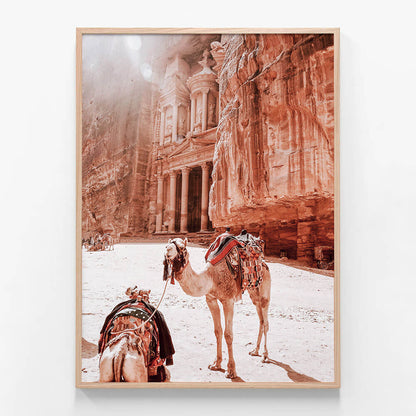 Camels of Petra No. 2