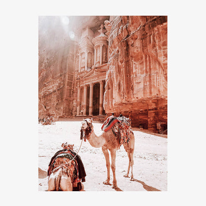 Camels of Petra No. 2